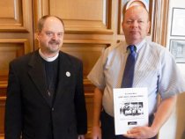 Dr Harmelink and John Crone